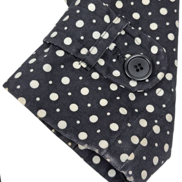 LOFT Ann Taylor P-Coat Trench Coat Polka Dot - Picture 4 of 13